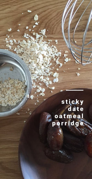 Sticky Date Oatmeal Porridge