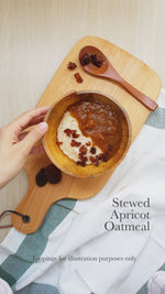 Stewed Apricot Oatmeal Porridge